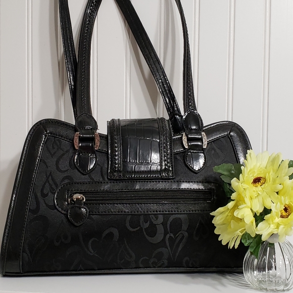 Unnamed Silver Hearts Handbag ~ NWOT - Picture 2 of 8